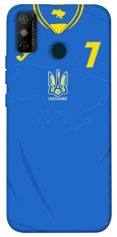 Чехол на TECNO Spark 6 Go UA-Football ver.4 фото 1 из 1