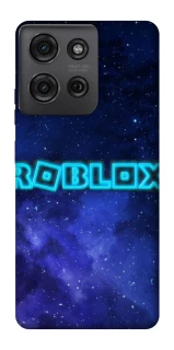 Чохол на Motorola Moto G75 Roblox Space Logo Blue фото 1 з 1