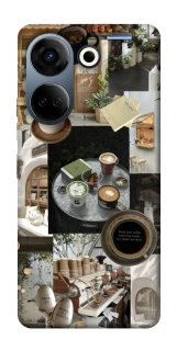 Чохол на TECNO Camon 20 Pro (CK7n) Coffee collage ver.4 фото 1 з 1