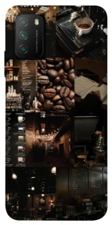 Чохол на Xiaomi Poco M3 Coffee collage ver.1 фото 1 з 1