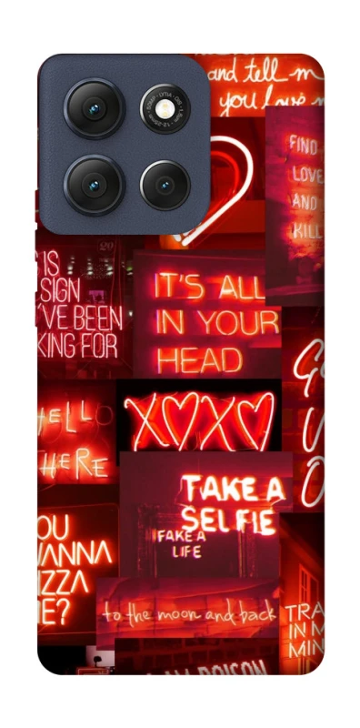 Чохол на Motorola Moto G86 Love collage ver.7 фото 1 з 1