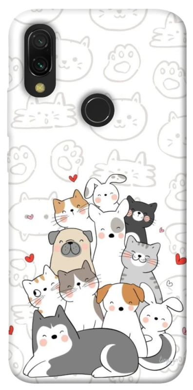 Чохол на Xiaomi Redmi 7 Funny Pets фото 1 з 1