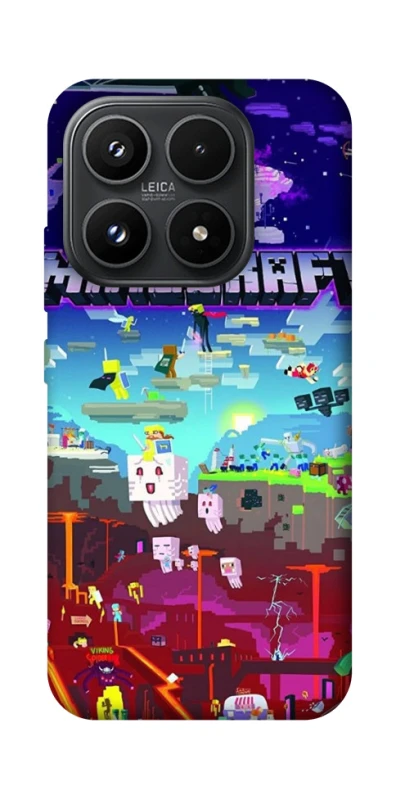 Чехол на Xiaomi 17 Minecraft world фото 1 из 1