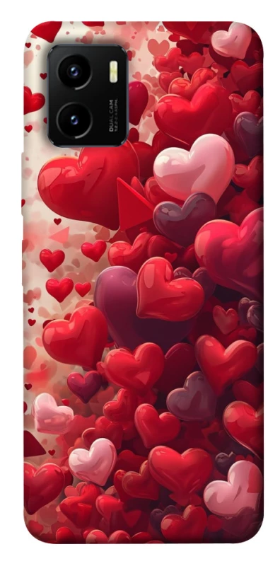 Чохол на Vivo Y15s Many hearts фото 1 з 1
