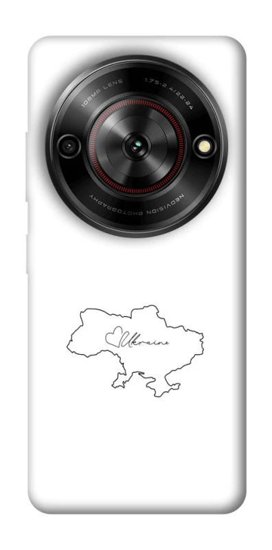 Чохол на ZTE Nubia Focus Ukraine map фото 1 з 1