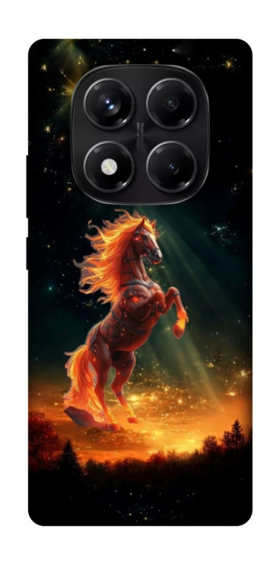 Чехол на Xiaomi Redmi Note 14 Pro 5G Red Fire Horse ver.2 фото 1 из 1