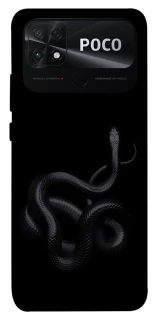 Чохол на Xiaomi Poco C40 Black snake фото 1 з 1