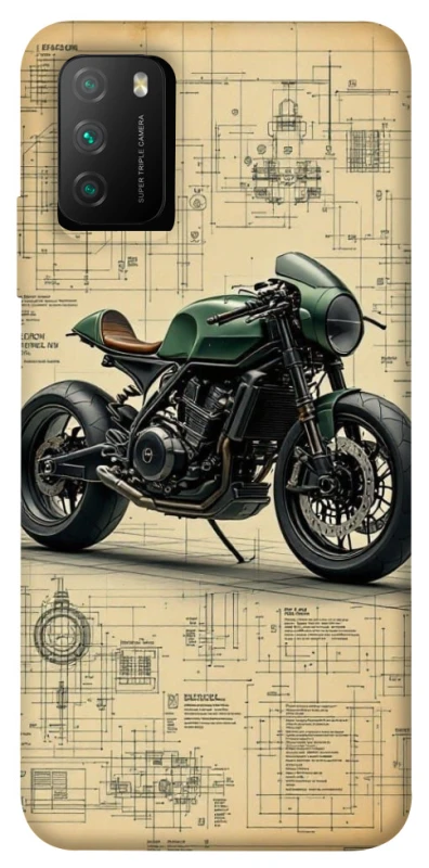 Чохол на Xiaomi Poco M3 Bike model фото 1 з 1