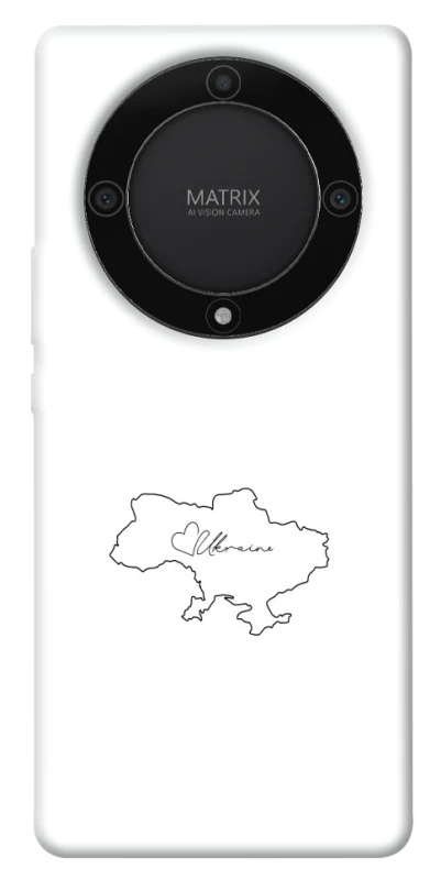 Чохол на Huawei Magic5 Lite Ukraine map фото 1 з 1