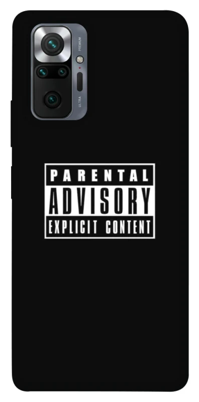 Чохол на Xiaomi Redmi Note 10 Pro Parental Advisory Label фото 1 з 1