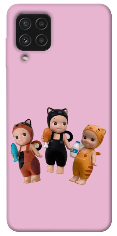 Чохол на Samsung Galaxy A22 4G Cat Cafe Trio фото 1 з 1