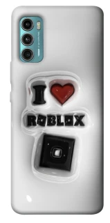 Чохол на Motorola Moto G60 I love Roblox фото 1 з 1