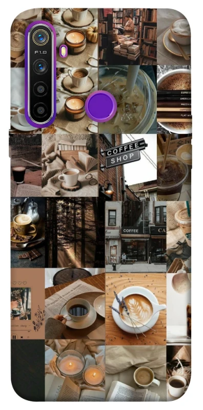 Чехол на Realme 5 Coffee collage ver.3 фото 1 из 1