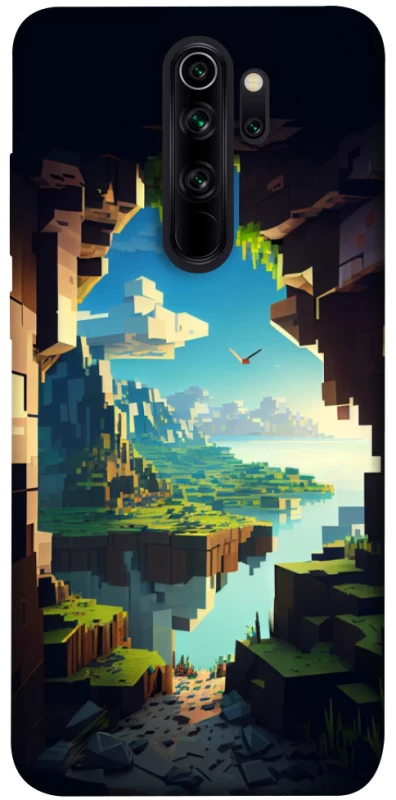 Чехол на Xiaomi Redmi Note 8 Pro Minecraft sunrise фото 1 из 1