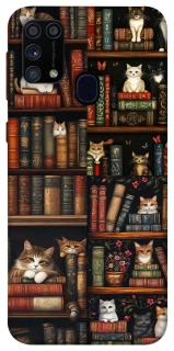 Чехол на Samsung Galaxy M31 Cats & Books фото 1 из 1