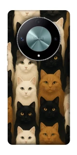 Чехол на Huawei Magic6 Lite Colorful Cat Collage фото 1 Чехол на Huawei Magic6 Lite Colorful Cat Collage фото 1 из 1