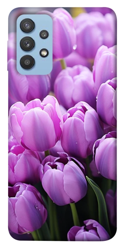 Чехол на Samsung Galaxy M32 Фиолетовые тюльпаны фото 1 из 1