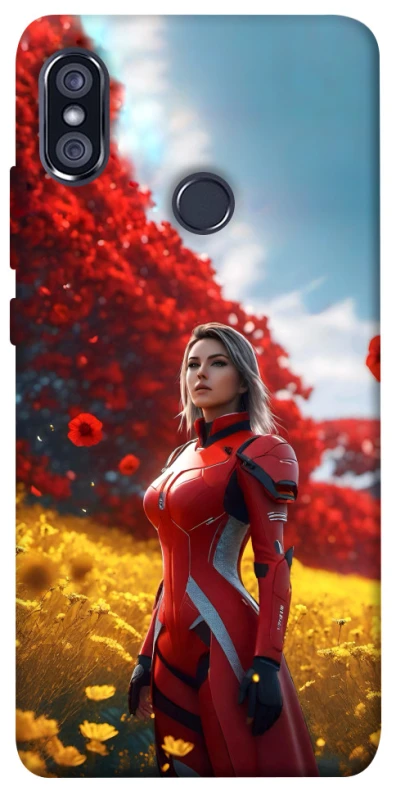 Чохол на Xiaomi Redmi Note 5 Pro / Note 5 (AI Dual Camera) Cyber space girl ver.5 фото 1 з 1