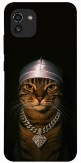 Чохол на Samsung Galaxy A03 Cat in Bling фото 1 з 1