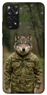 Чехол на Xiaomi Redmi Note 11 (Global) / Note 11S Волк защитник фото 1 из 1