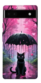 Чохол на Google Pixel 6a Black cat фото 1 з 1
