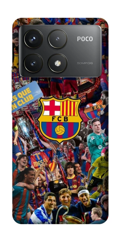 Чохол на Xiaomi Poco F6 Pro FC Barcelona v4 фото 1 з 1