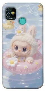 Чехол на TECNO POP 5 Labubu swimming фото 1 из 1