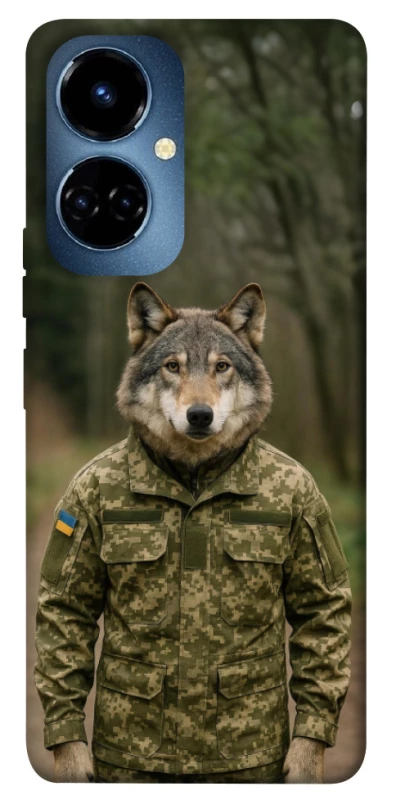 Чохол на TECNO Camon 19 Pro Вовк захисник фото 1 з 1