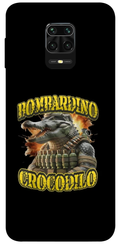 Чехол на Xiaomi Redmi Note 9s / Note 9 Pro / Note 9 Pro Max Bombardino Crocodilo фото 1 из 1
