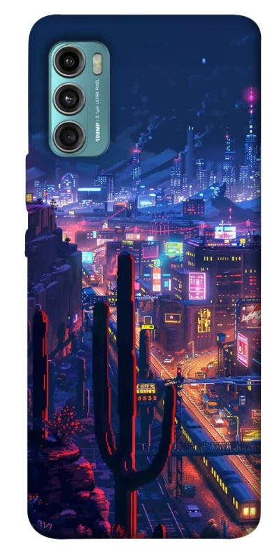 Чехол на Motorola Moto G60 Night city фото 1 из 1