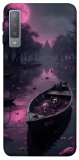 Чехол на Samsung A750 Galaxy A7 (2018) Boat and flamingo фото 1 из 1