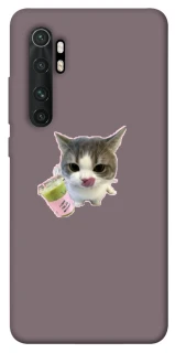 Чохол на Xiaomi Mi Note 10 Lite cat matcha фото 1 з 1