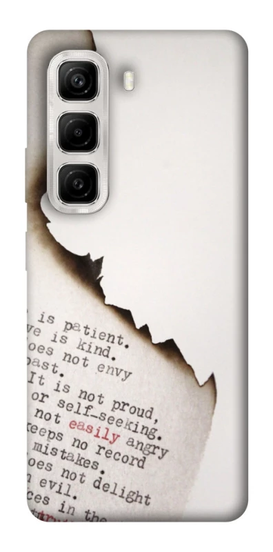 Чохол на Infinix Hot 50 4G Вірші фото 1 з 1