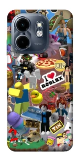 Чохол на Infinix Smart 9 4G / Hot 50i Roblox collage ver.5 фото 1 з 1