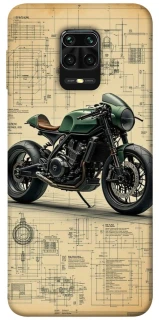 Чохол на Xiaomi Redmi Note 9s / Note 9 Pro / Note 9 Pro Max Bike model фото 1 з 1