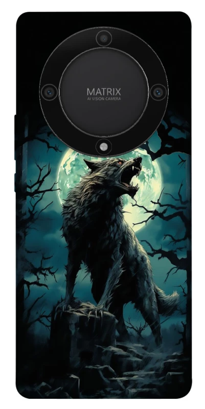 Чохол на Huawei Magic5 Lite Вовк під місяцем фото 1 з 1