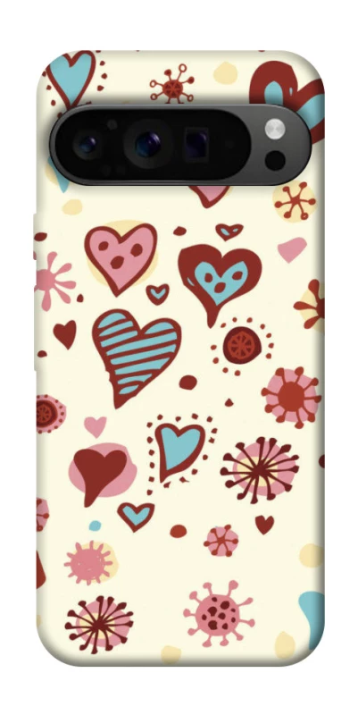 Чохол на Google Pixel 9 Pro Pretty hearts фото 1 з 1