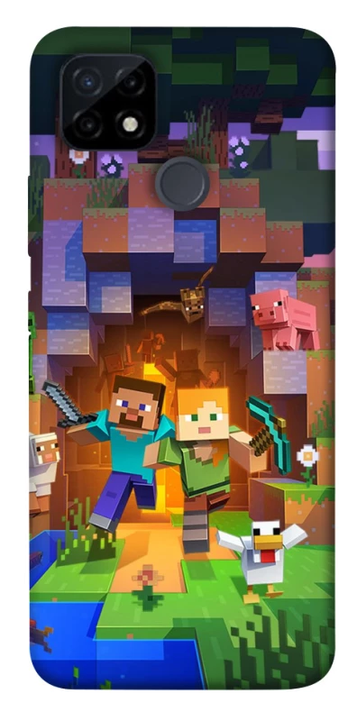 Чехол на Realme C12 Minecraft game фото 1 из 1