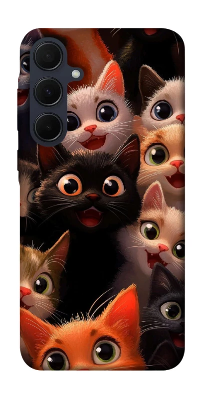 Чохол на Samsung Galaxy A55 happy cats фото 1 з 1