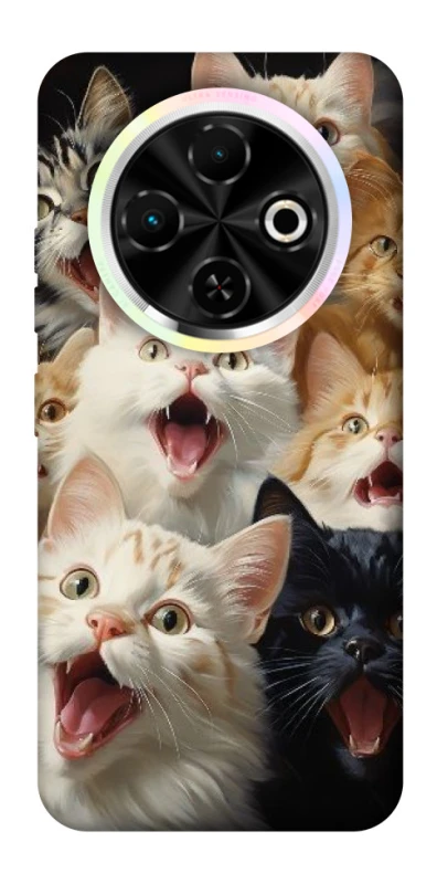 Чохол на TECNO Spark 30C Коти фото 1 з 1