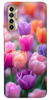 Чохол на TECNO Camon 17P Тюльпанове поле фото 1 з 1