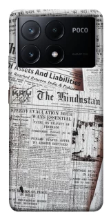 Чехол на Xiaomi Poco X6 Газеты фото 1 из 1