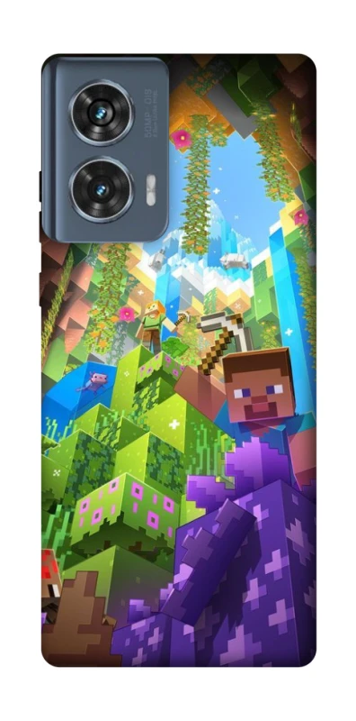 Чехол на Motorola Edge 50 Minecraft forever фото 1 из 1