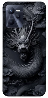 Чехол на Realme C35 black dragon фото 1 из 1