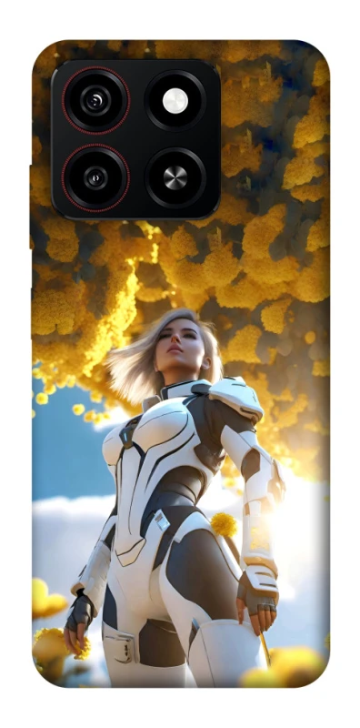 Чохол на ZTE Blade A35 4G Cyber space girl ver.3 фото 1 з 1