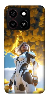 Чехол на ZTE Blade A35 4G Cyber space girl ver.3 фото 1 из 1