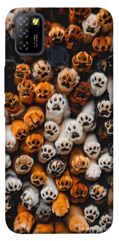 Чохол на Infinix Hot 10 Lite Сat paws фото 1 з 1