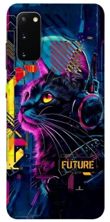 Чохол на Samsung Galaxy S20 Cyber Cat v2 фото 1 з 1