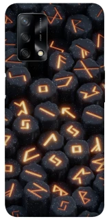 Чохол на Oppo A74 4G Вогняні руни фото 1 з 1