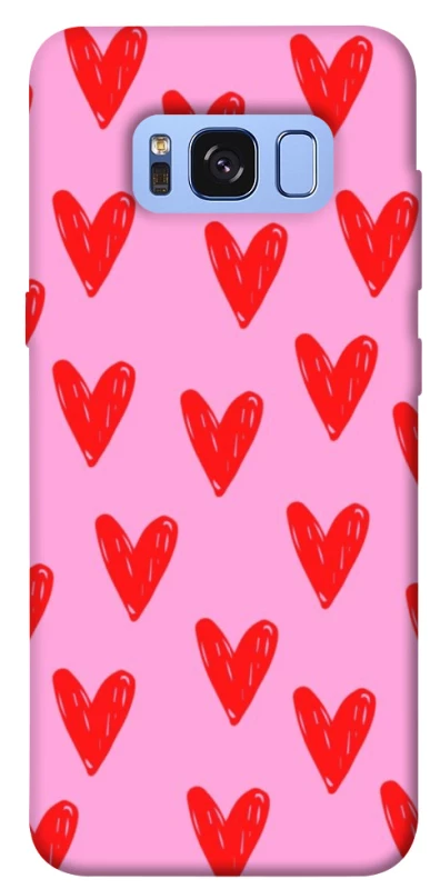 Чохол на Samsung G950 Galaxy S8 Red hearts 2 фото 1 з 1